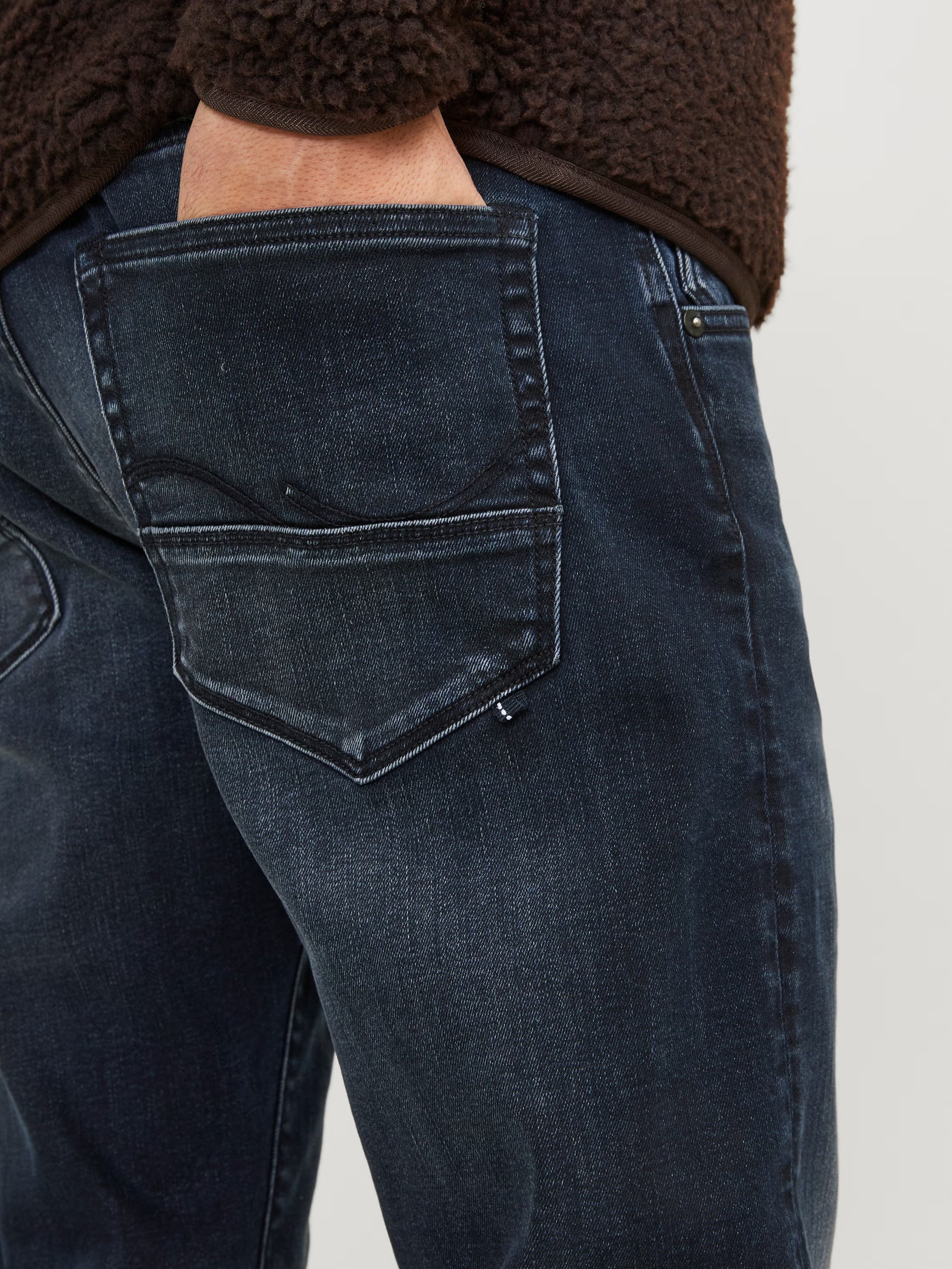 Jack&Jones JJIGLENN JJFOX 50SPS CB 104 Slim fit jeans - BLUE DENIM