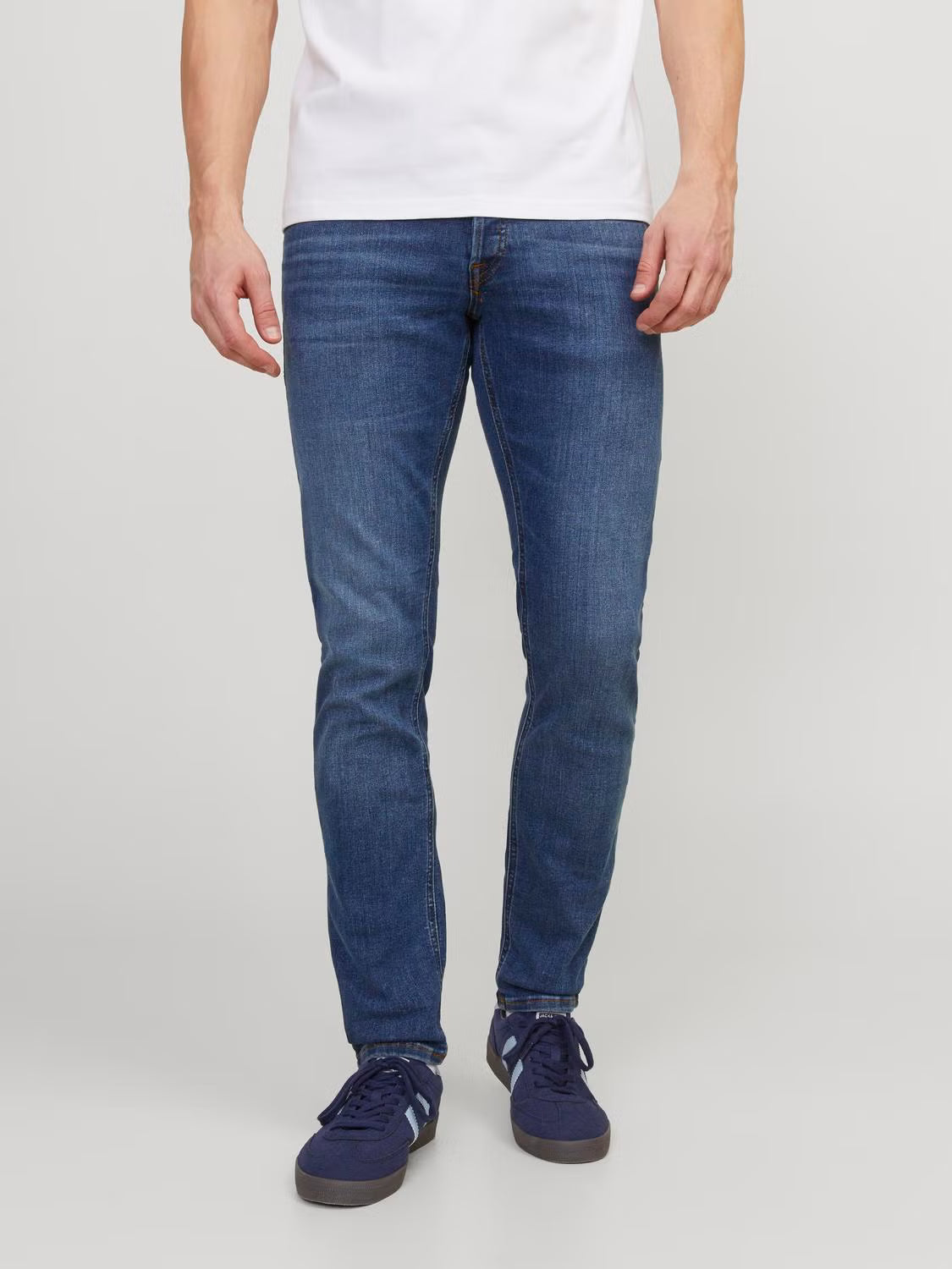 Jack&Jones JJIGLENN JJORIGINAL CB 814 Slim fit jeans - BLUE DENIM