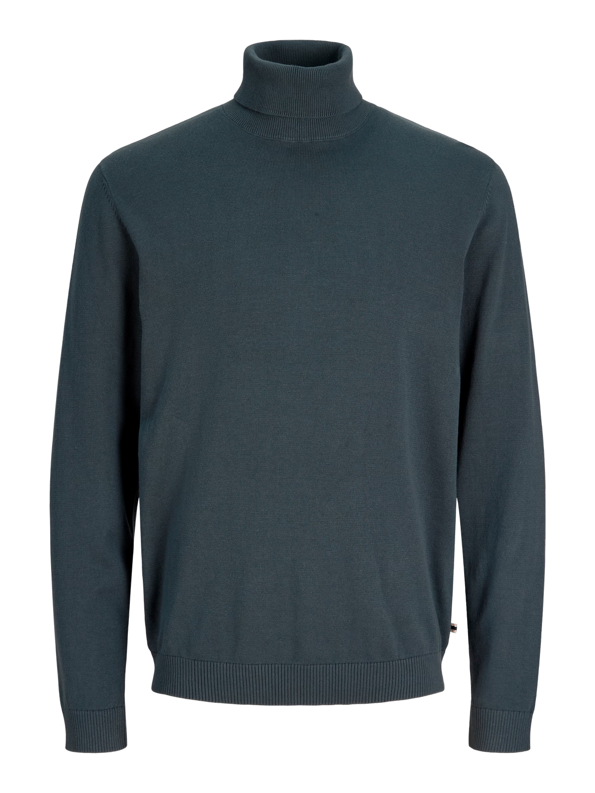 Jack&Jones Plain Turtleneck Basic Roll in Blue / Turbulence