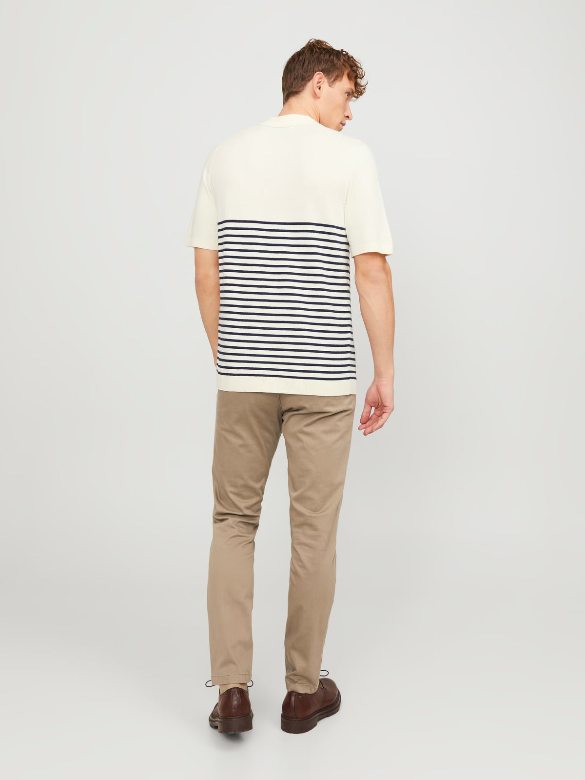 Jack & Jones Marco Slim Fit Low Rise Chino pants in BEIGE