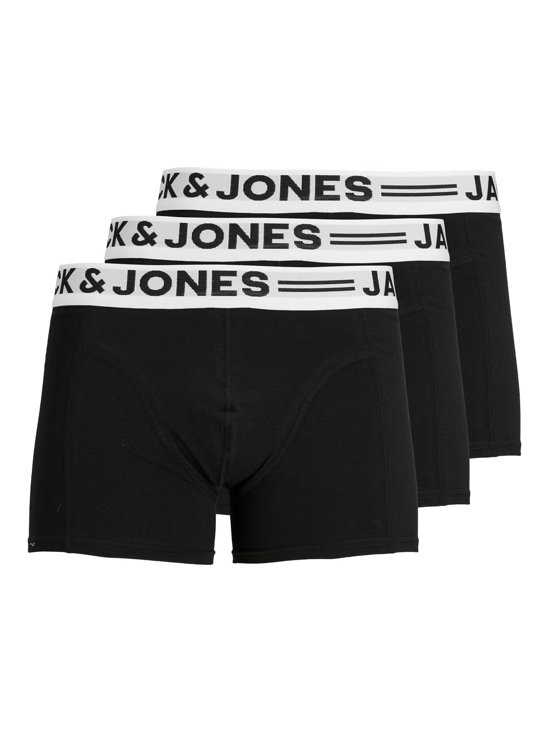 Jack&Jones Sense 3 Pack Boxer short - BLACK/WHITE