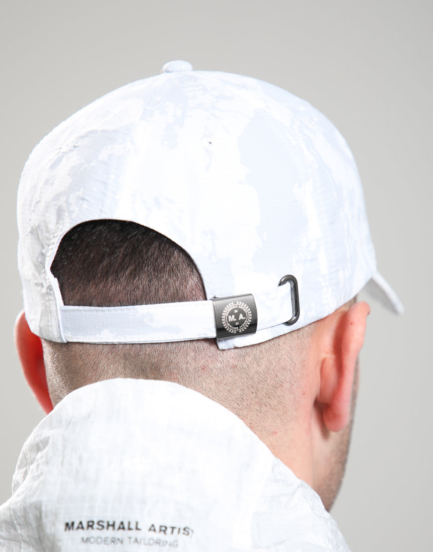Marshall Artist Camo Woven Badge Cap White Camo