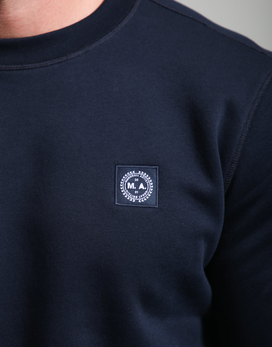 Marshall Artist Marchio Crew Neck Sweat // Navy