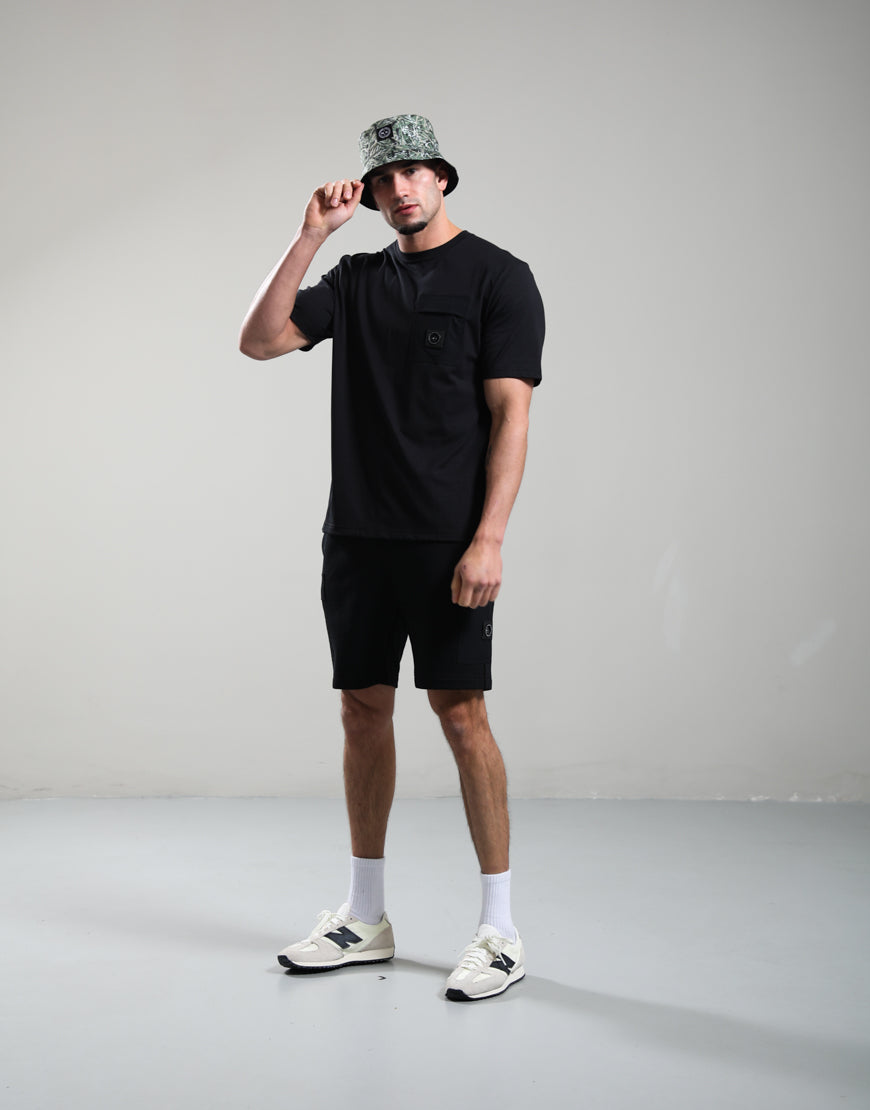 Marshall Artist REVERSIBLE BUCKET HAT // SPLATTER/BLACK