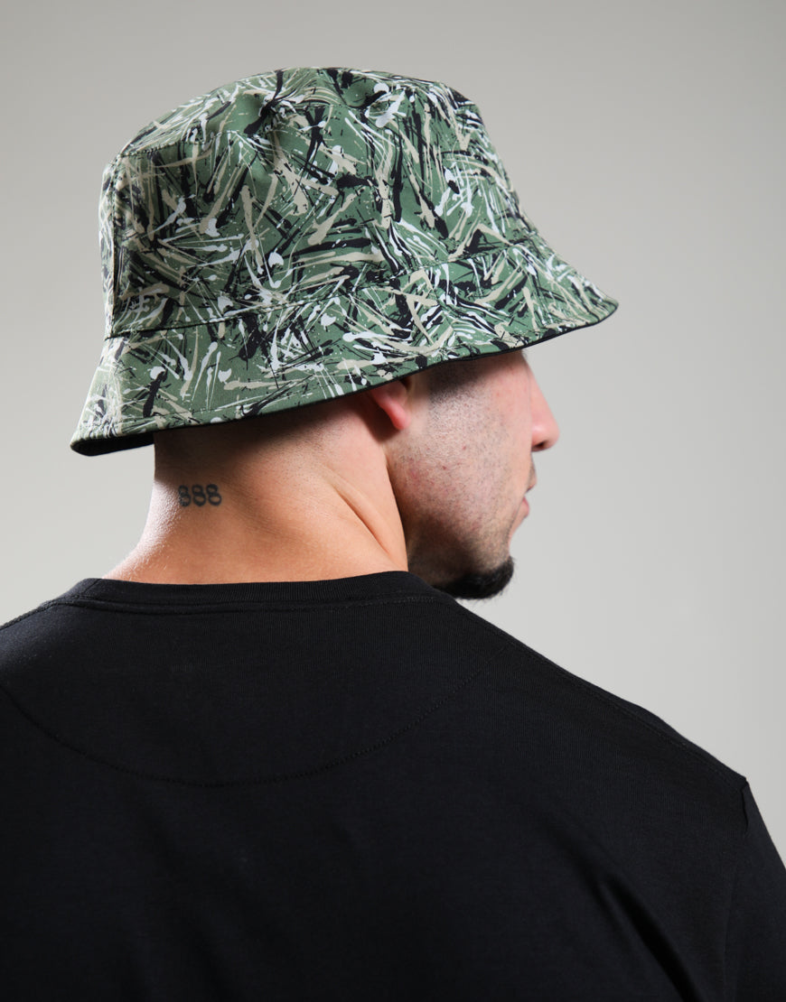 Marshall Artist REVERSIBLE BUCKET HAT // SPLATTER/BLACK
