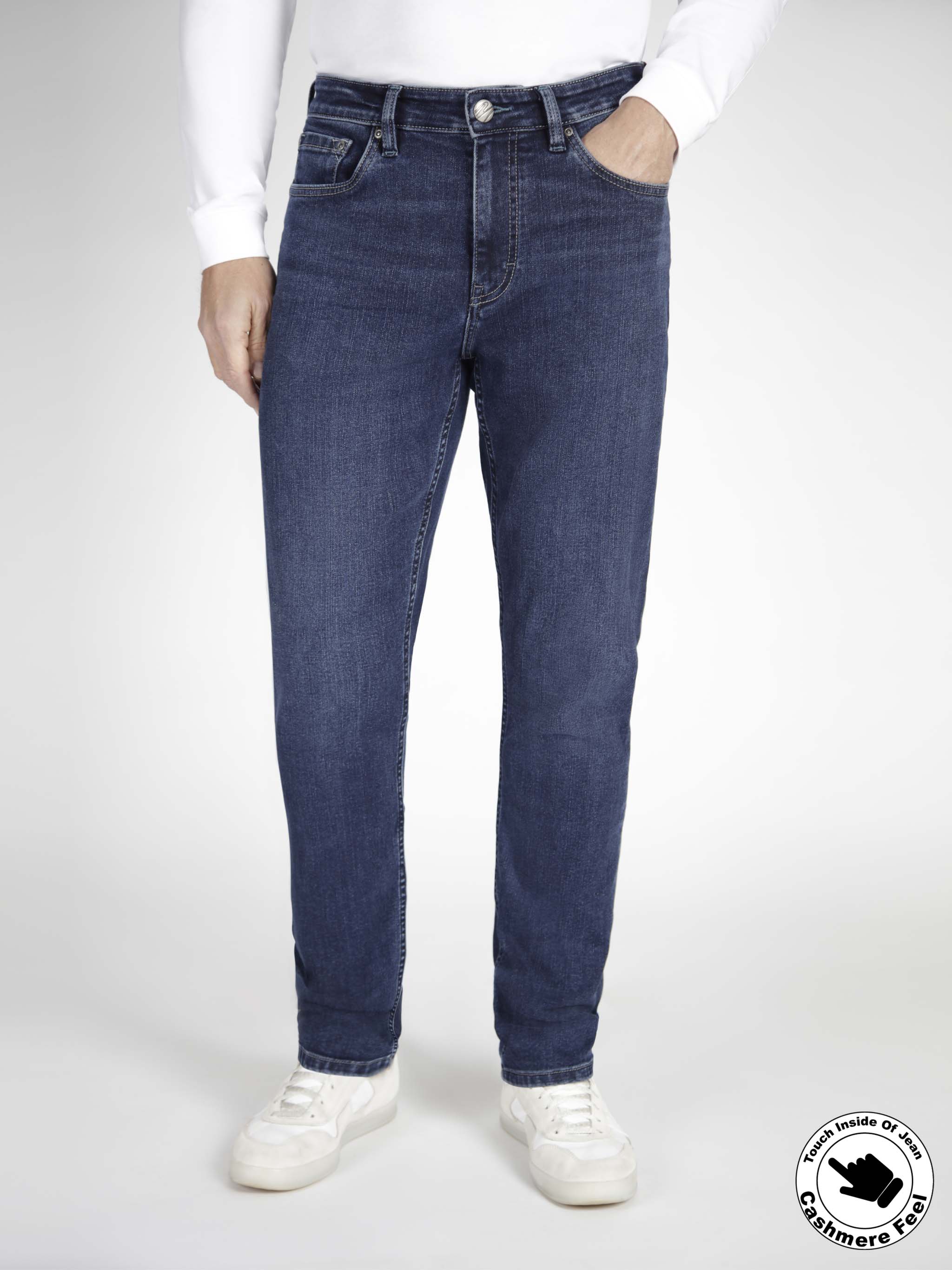 Mish Mash 1984 Tapered Fit Mirage Mid Denim Jean