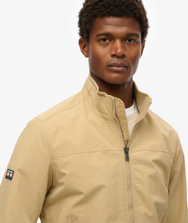 Superdry Nylon Harrington Jacket - CANYON BEIGE