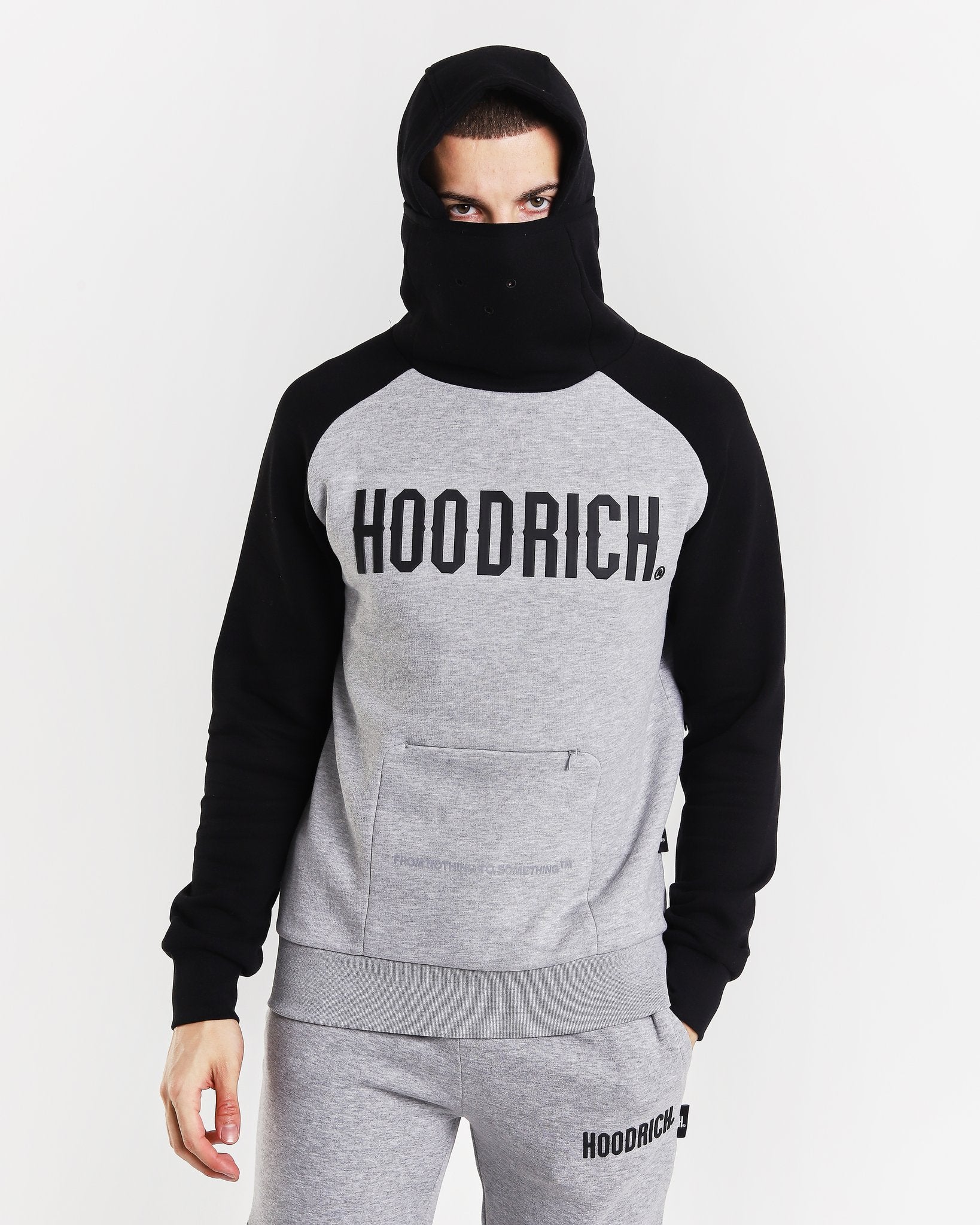 Hoodrich VISION HOODIE - HEATHER GREY/BLACK/REFLECTIVE – DesignerMenswear