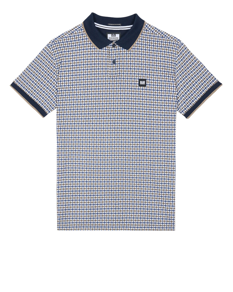 Weekend Offender Miller HOUSE CHECK Mens Casuals Polo Shirt