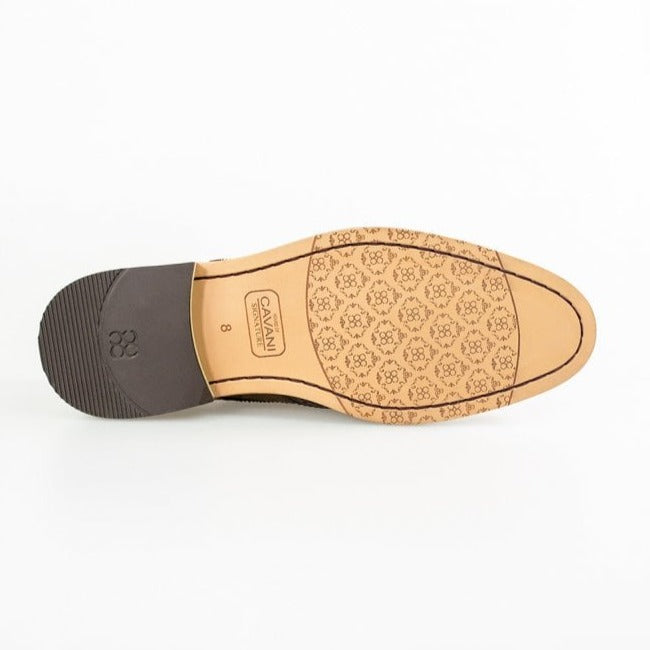 House Of Cavani Ellington fine brown leather hand crafted Brogues - BROWN