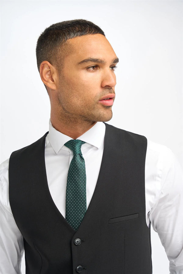 House Of Cavani Malibu smart-casual Waistcoat BLACK