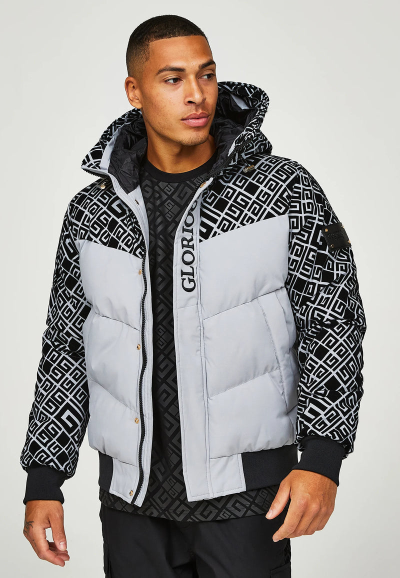 Glorious Gangsta LAVIN SHORT PUFFER JACKET Winter - Grey