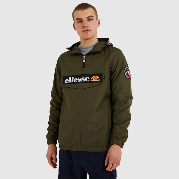 Ellesse Men's Mont 2 Over the Head Hooded Jacket in Khaki