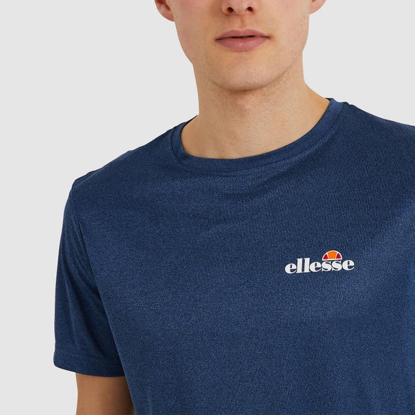 Ellesse Men's Malbe Stylish Classic Sport T-Shirt - NAVY