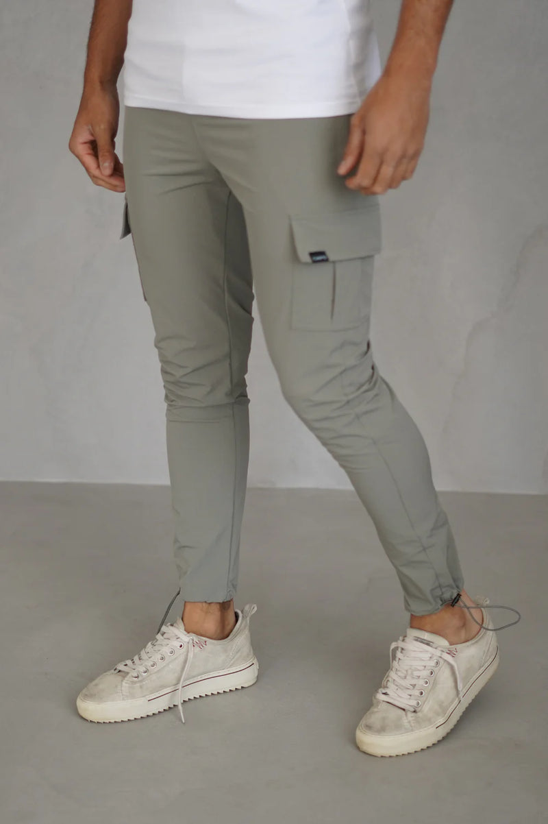 CAPO UTILITY CARGO PANT TOGGLE V2 - COLOUR LIGHT GREY