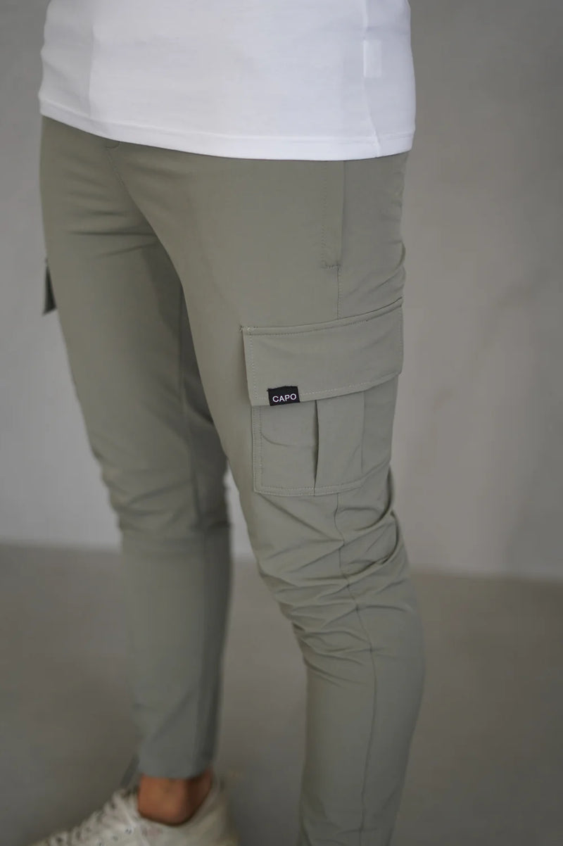 CAPO UTILITY CARGO PANT TOGGLE V2 - COLOUR LIGHT GREY