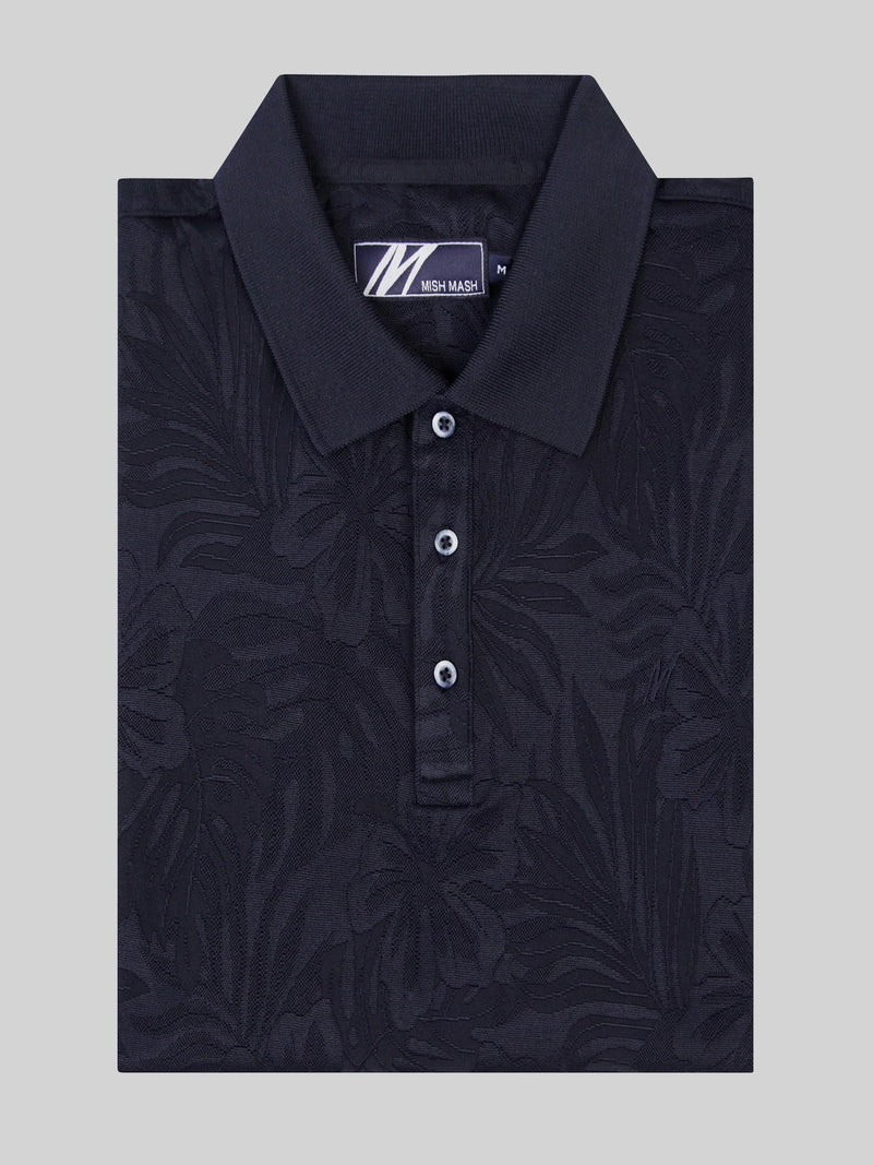 Mish Mash Lento Casual short sleeve polo - NAVY