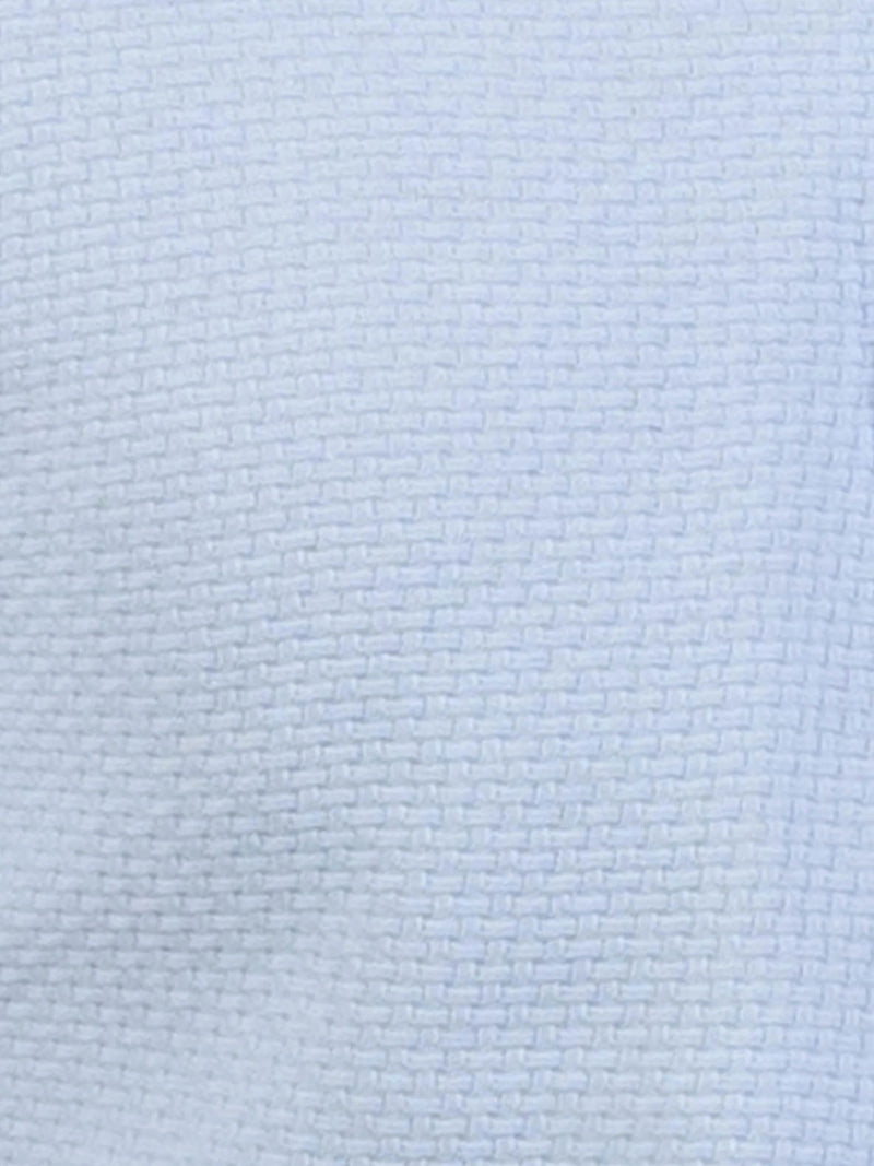 Mish Mash TEXTURED COTTON JERSEY STOCKHOLM SKY POLO