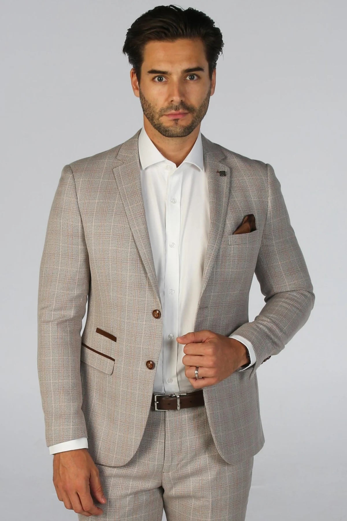 Paul Andrew Men's Leo Blazer in Beige