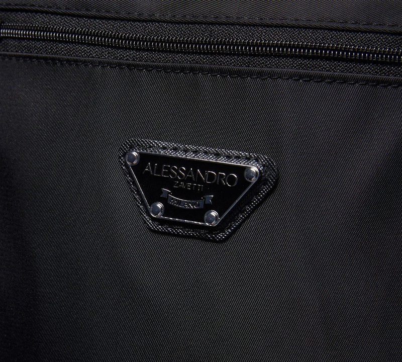 Alessandro Zavetti Nuova Messenger Bag Black DesignerMenswear