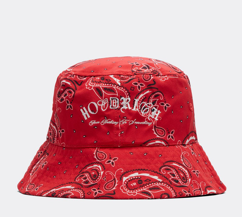 Hoodrich OG Boteh Bucket Hat Red/White