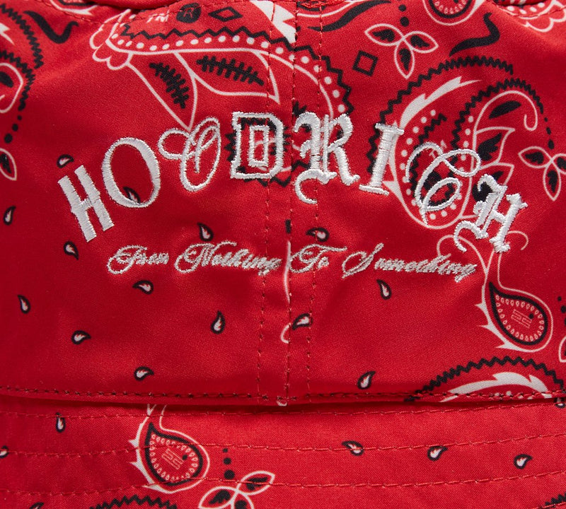 Hoodrich OG Boteh Bucket Hat Red/White