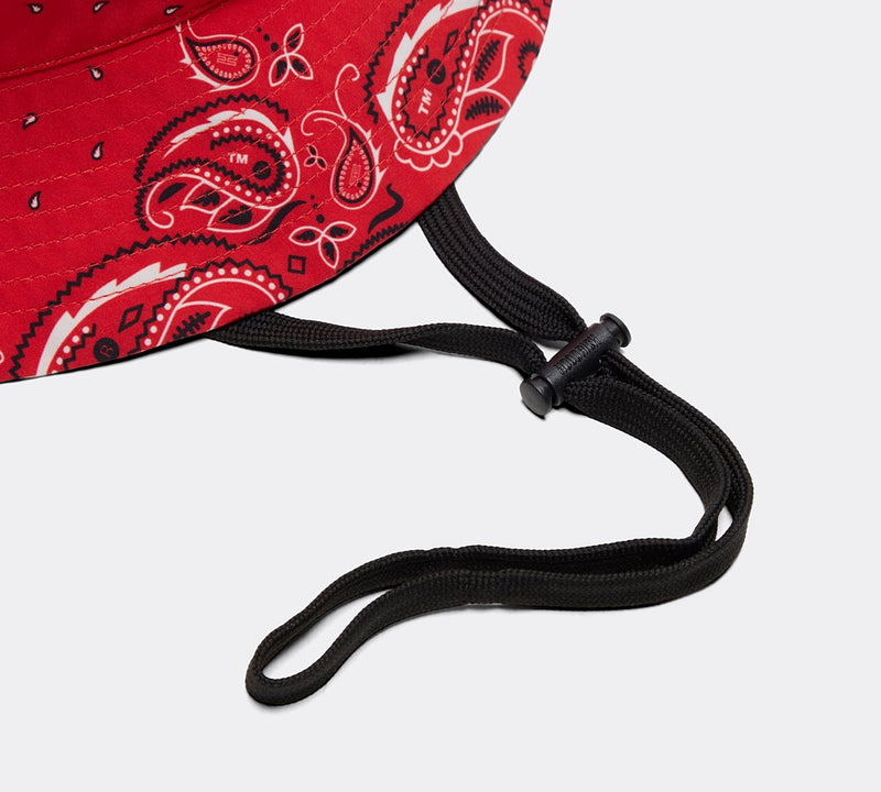 Hoodrich OG Boteh Bucket Hat Red/White