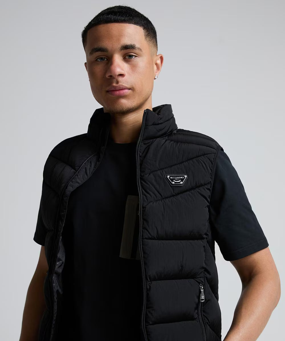 Alessandro Zavetti Mazetti Gilet JET BLACK