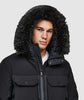 Alessandro Zavetti Marchetti Puffer Parka Jacket JET BLACK