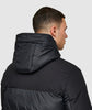 Alessandro Zavetti Marchetti Puffer Parka Jacket JET BLACK
