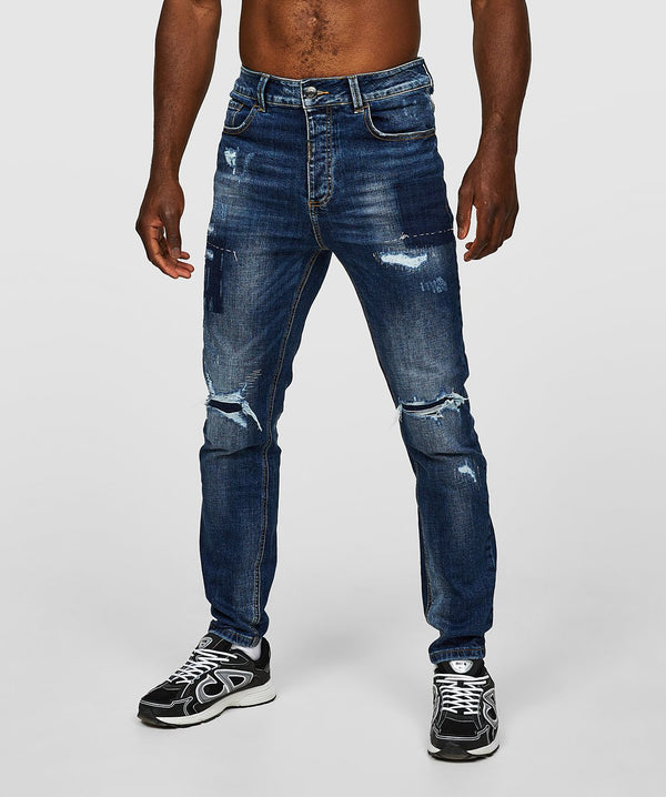 Alessandro Zavetti Pastini Loose Carrot Fit Denim Jean