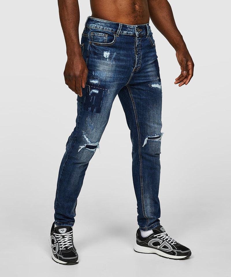 Alessandro Zavetti Pastini Loose Carrot Fit Denim Jean