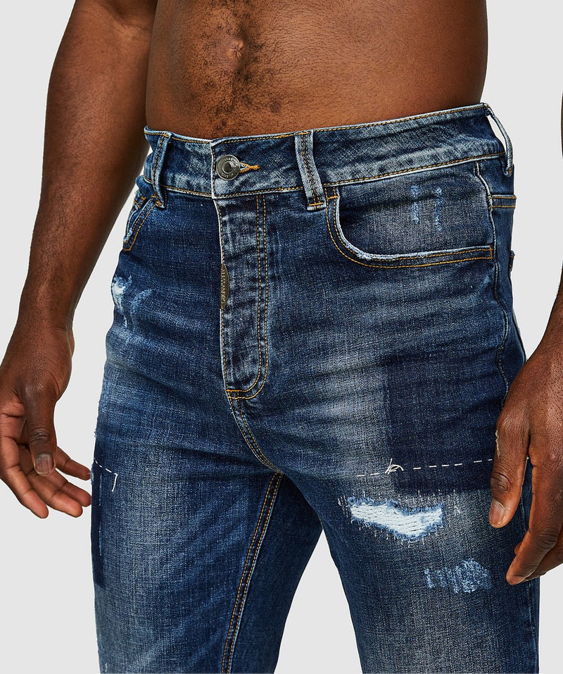 Alessandro Zavetti Pastini Loose Carrot Fit Denim Jean