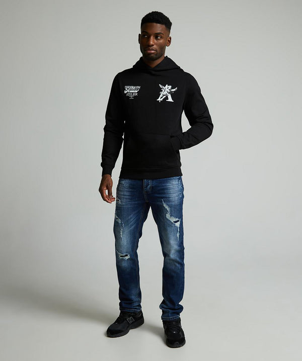 Alessandro Zavetti Remergio Mid Wash Loose Denim Jean