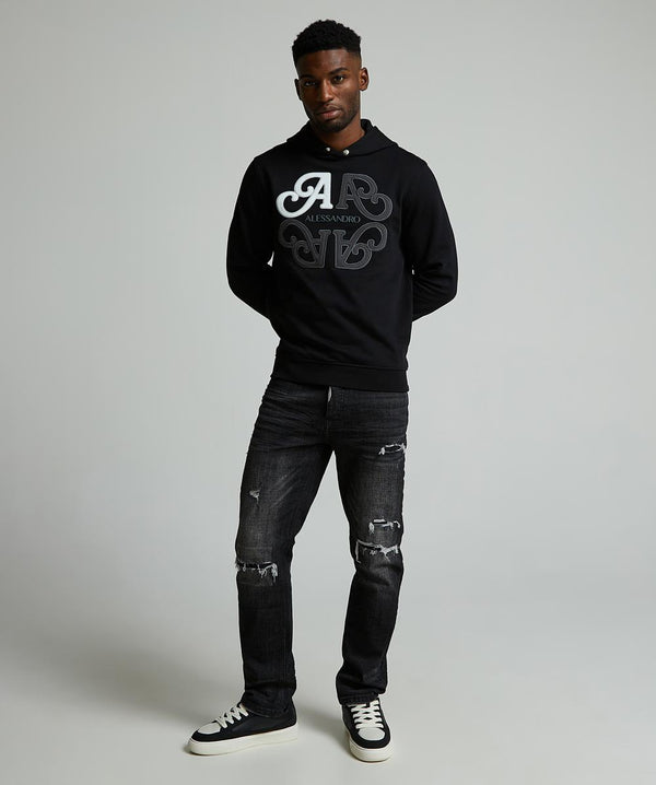 Alessandro Zavetti Pacelli Loose Stacked Fit Denim Jean