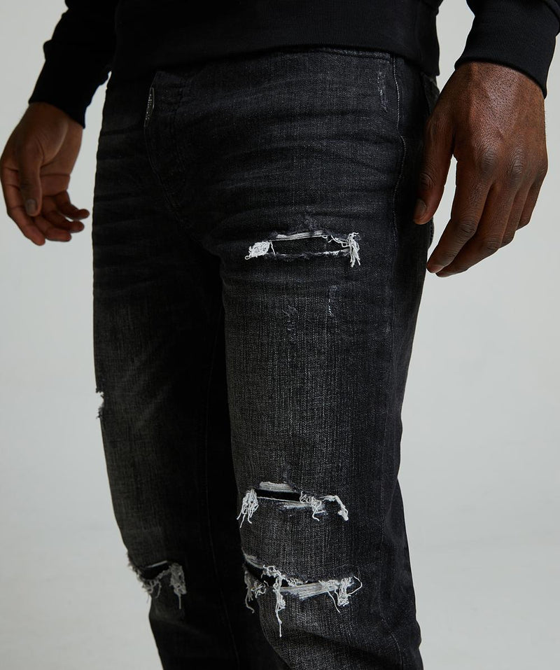 Alessandro Zavetti Pacelli Loose Stacked Fit Denim Jean