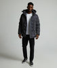 Alessandro Zavetti Conchiglia Puffer Parka Jacket ASPHALT GREY