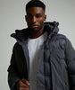 Alessandro Zavetti Conchiglia Puffer Parka Jacket ASPHALT GREY
