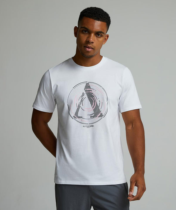 Alessandro Zavetti Centro T-Shirt OPTIC WHITE / PINK / BLACK