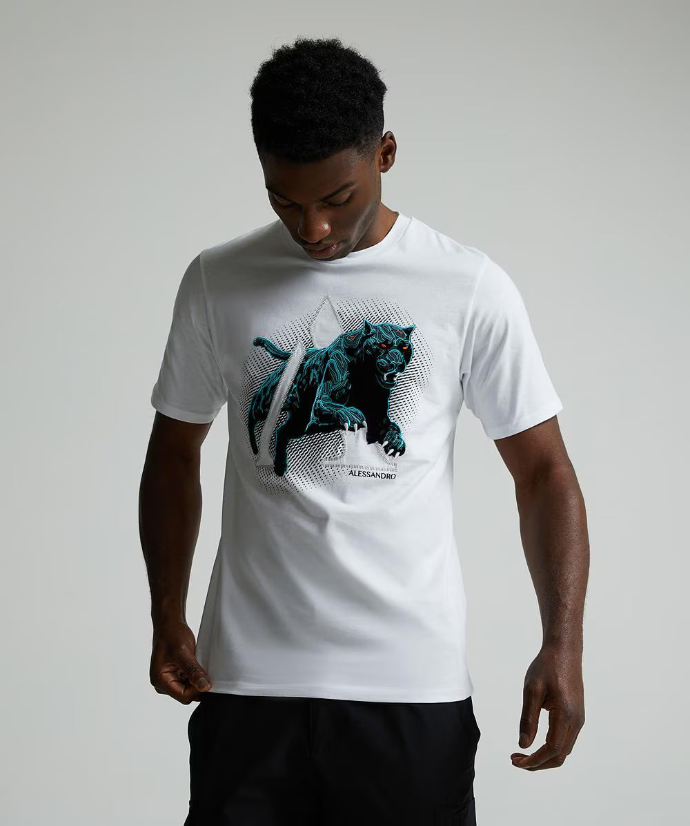 Alessandro Zavetti Sciopero 2.0 T-Shirt OPTIC WHITE