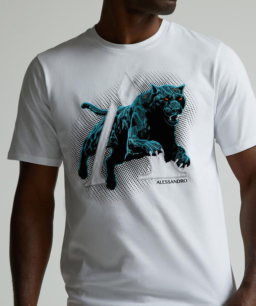 Alessandro Zavetti Sciopero 2.0 T-Shirt OPTIC WHITE