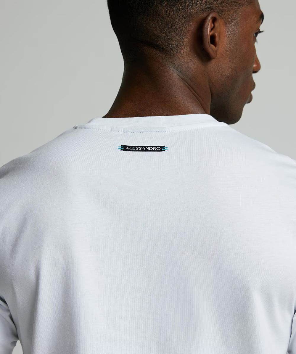 Alessandro Zavetti Sciopero 2.0 T-Shirt OPTIC WHITE