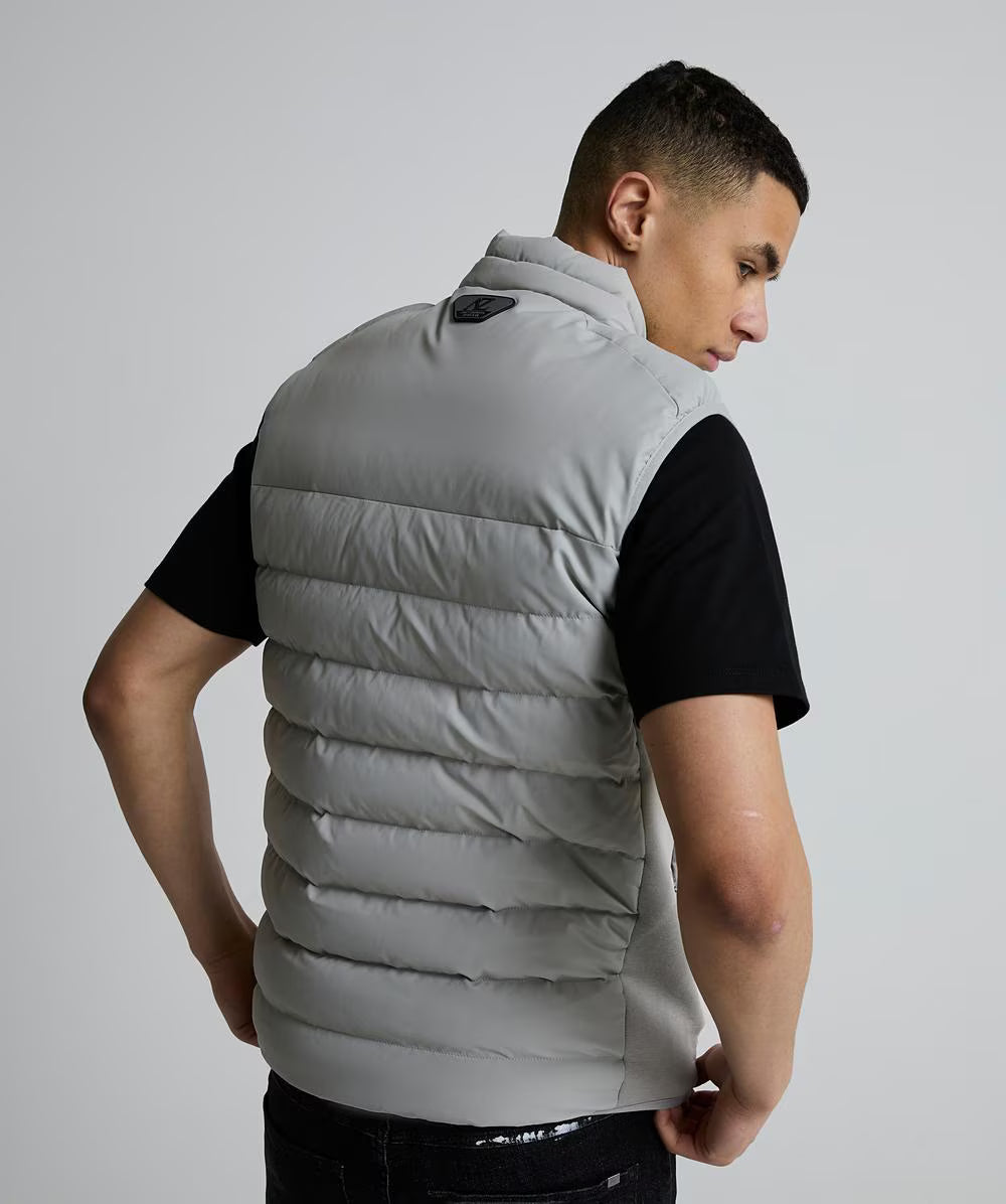 Alessandro Zavetti Masso Padded Gilet SILVER THYME