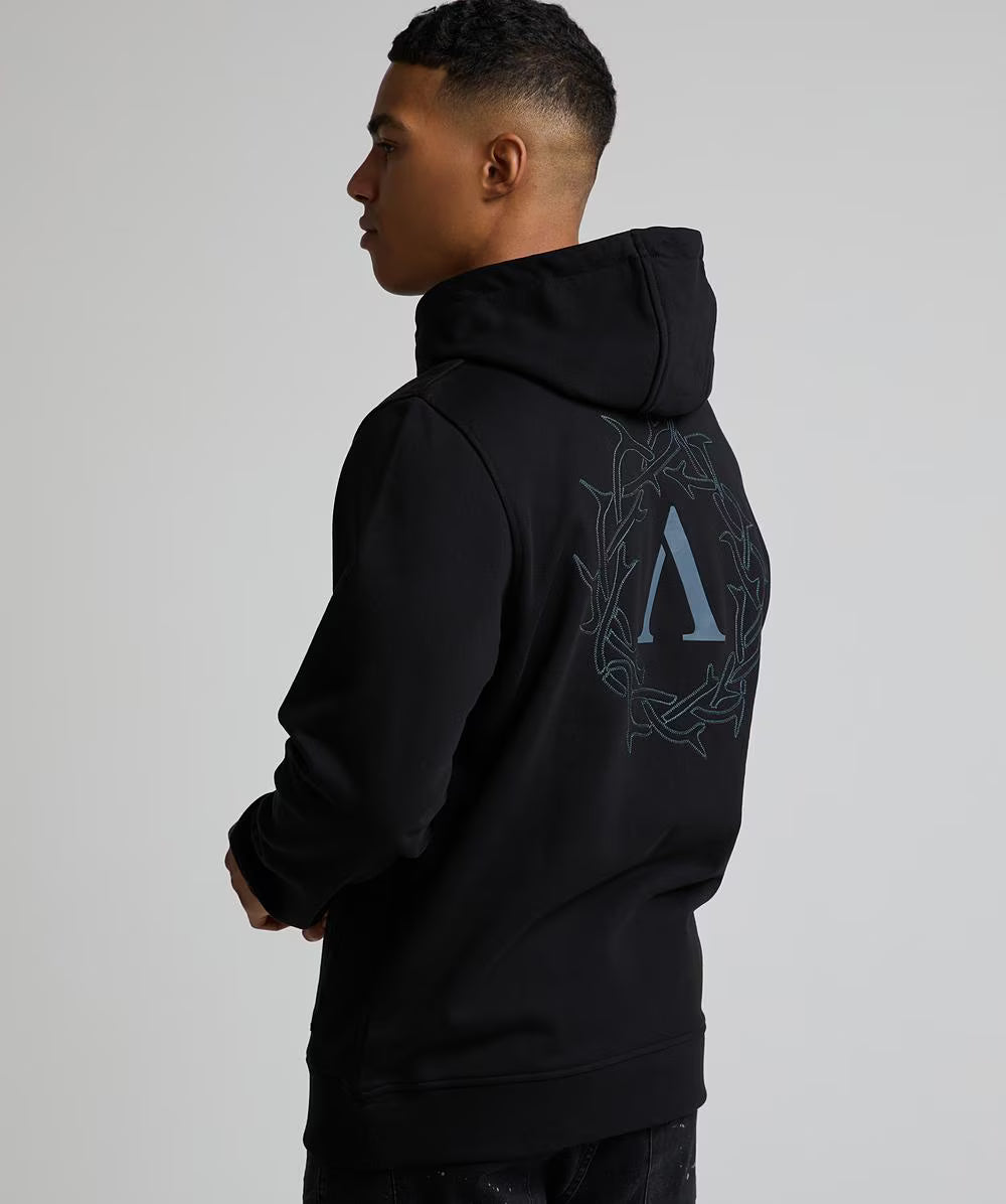 Alessandro Zavetti Cerchio Overhead Hoodie Black