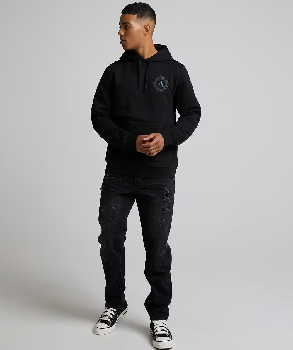 Alessandro Zavetti Cerchio Overhead Hoodie Black