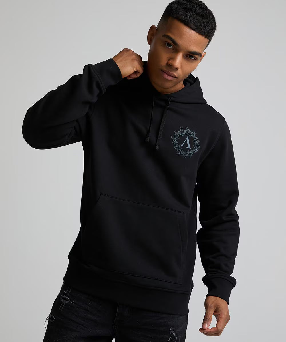 Alessandro Zavetti Cerchio Overhead Hoodie Black