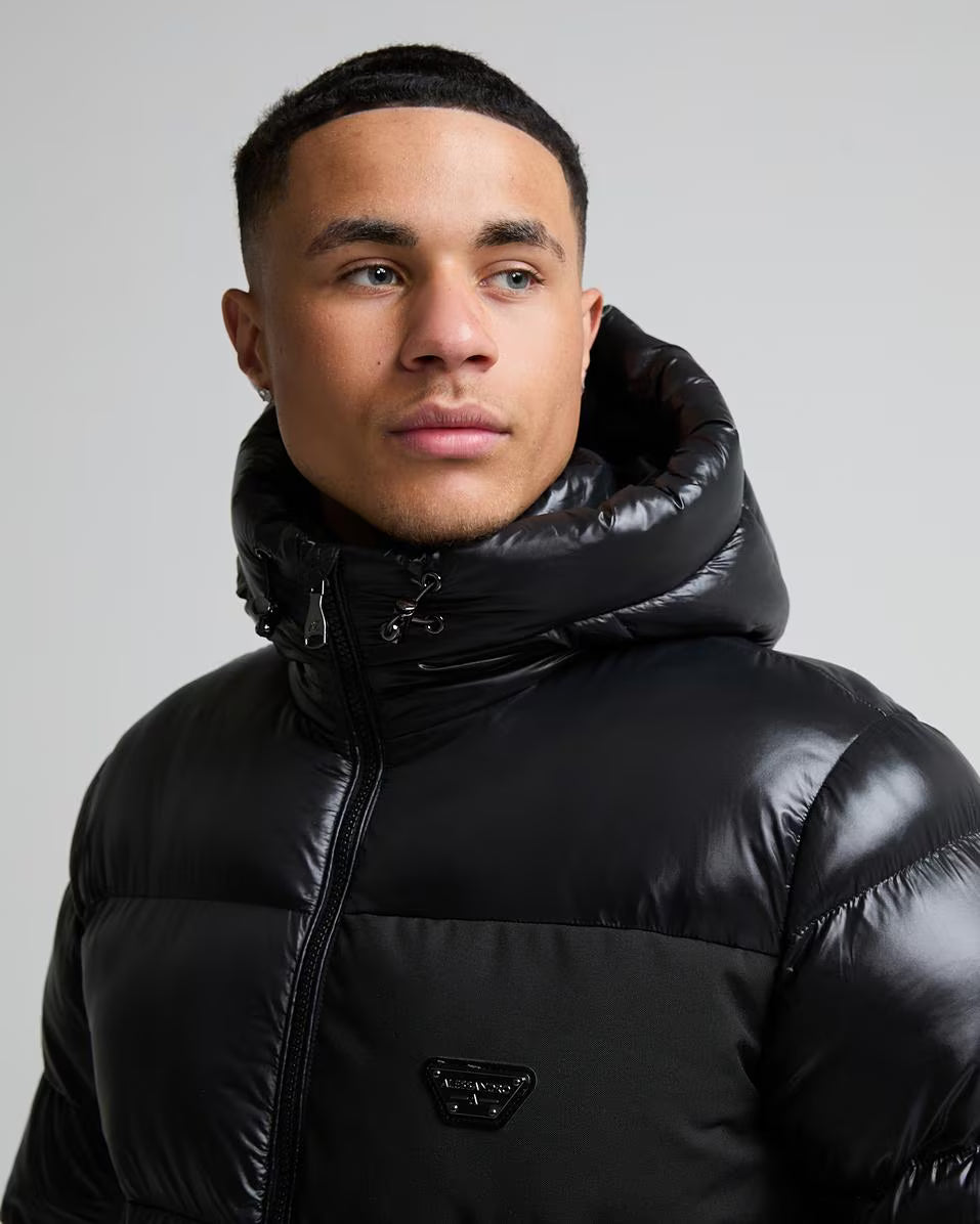 Alessandro Zavetti Necatrio Puffer Jacket JET BLACK