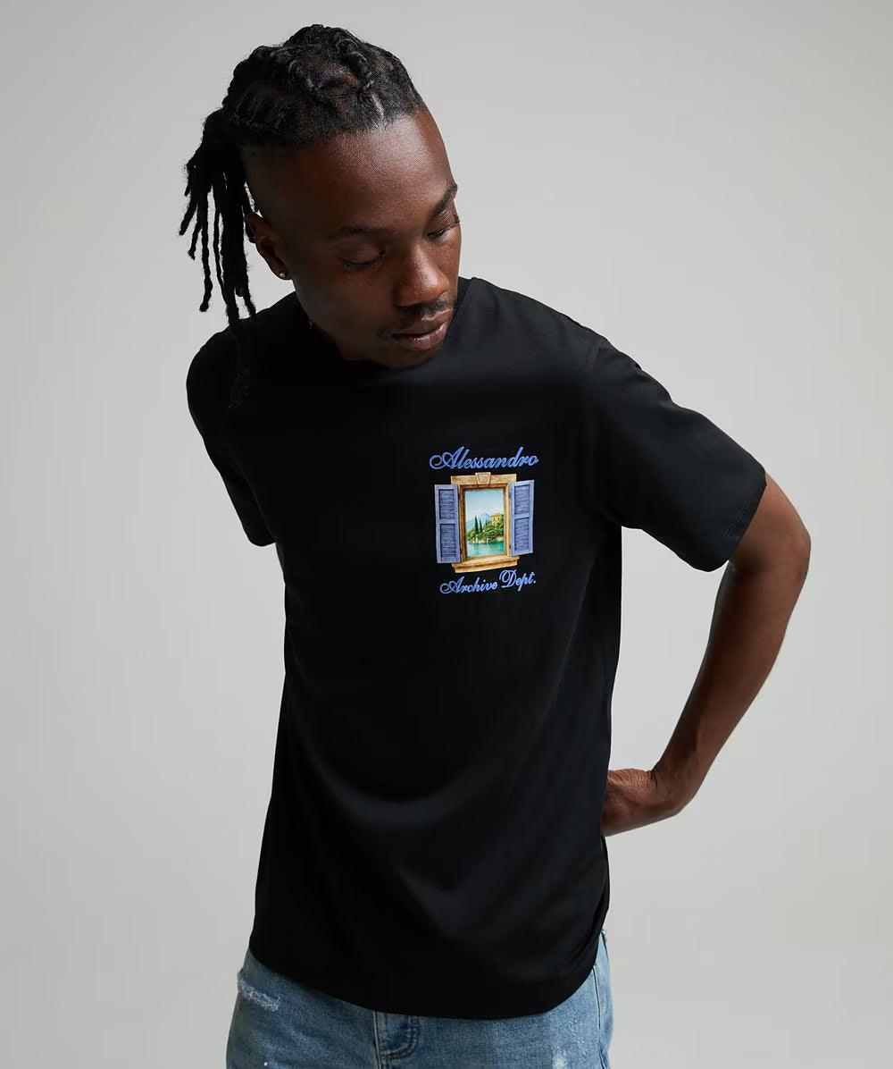 Alessandro Zavetti Ventana T-Shirt BLACK
