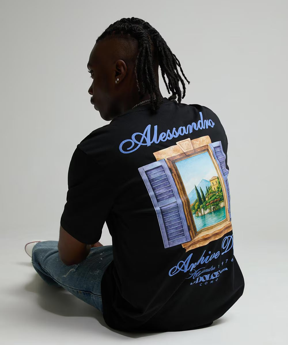 Alessandro Zavetti Ventana T-Shirt BLACK
