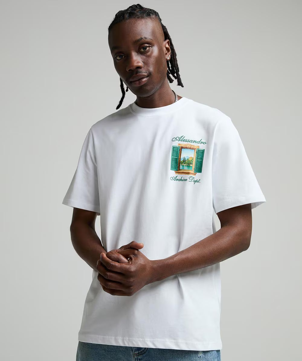 Alessandro Zavetti Ventana T-Shirt OPTIC WHITE